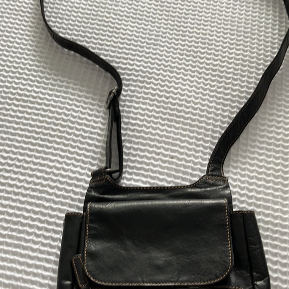 JackGeorges black leather crossbody bag - Picture 5 of 6